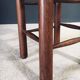Brutalist Bar Stool from Charles Dudouyt, France, 1940s