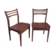 Paire de chaises scandinaves des années 60