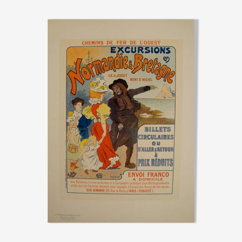 Original Chemin de Fer Exactitude poster by Fix-Masseau in 1979 - Small Format - On linen