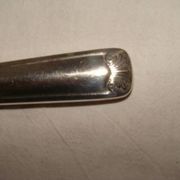 12 stainless steel table knives M.A. from the early 20th century.