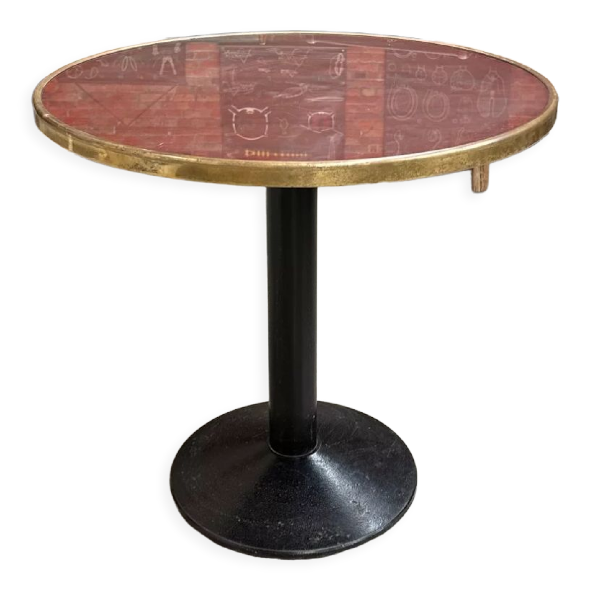Table de bistrot XXème