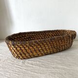 Old bread basket, straw basket