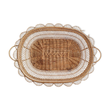 Rattan tray