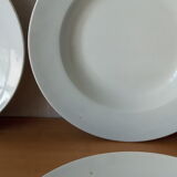 Six hollow plates of St Amand