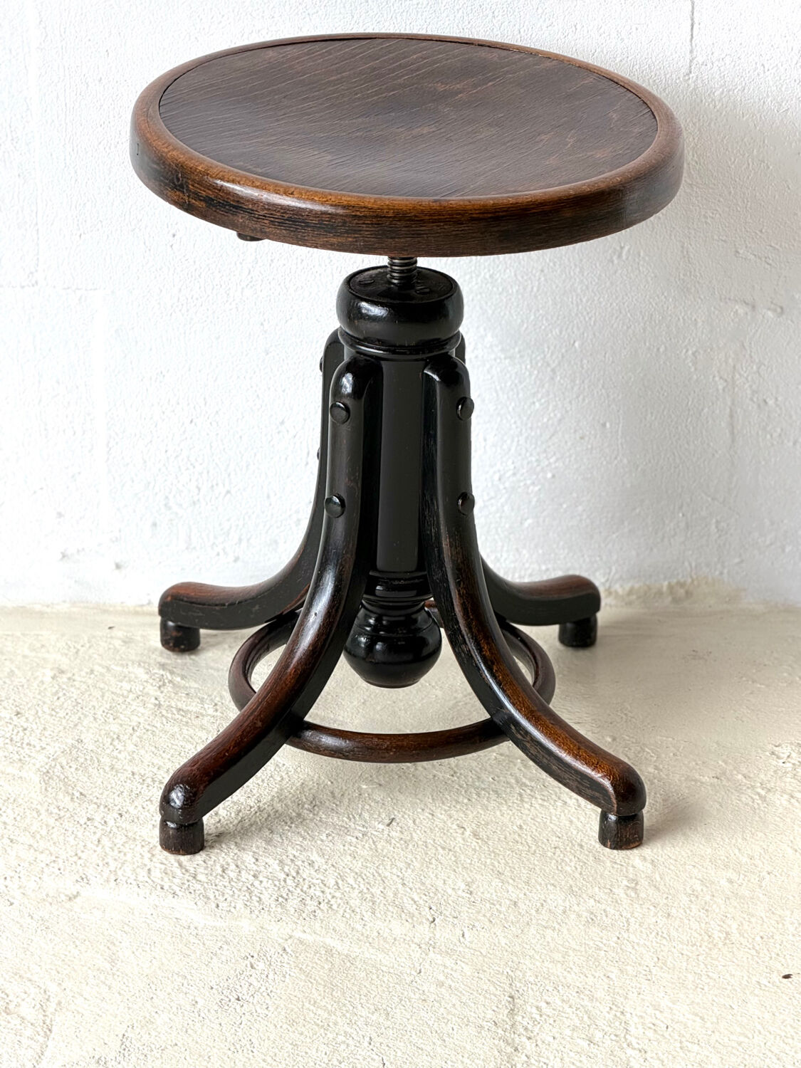 Fischel Bentwood Swivel Stool, 1930’