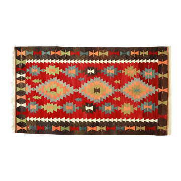 Anatolian handmade kilim rug 300 cm x 182 cm