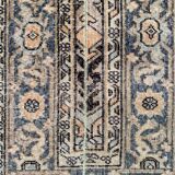Distressed turkish runner 390x62 cm wool vintage tribal rug