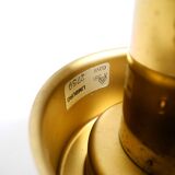 Beautiful 1970s Limburg glass ceiling lamp in octagon shape