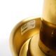 Beautiful 1970s Limburg glass ceiling lamp in octagon shape