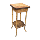 Bamboo side table