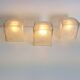 Iviken Ice Cube Table Lamp in Glass from Ikea, 1990s, Set of 3