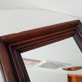 Antique wooden mirror