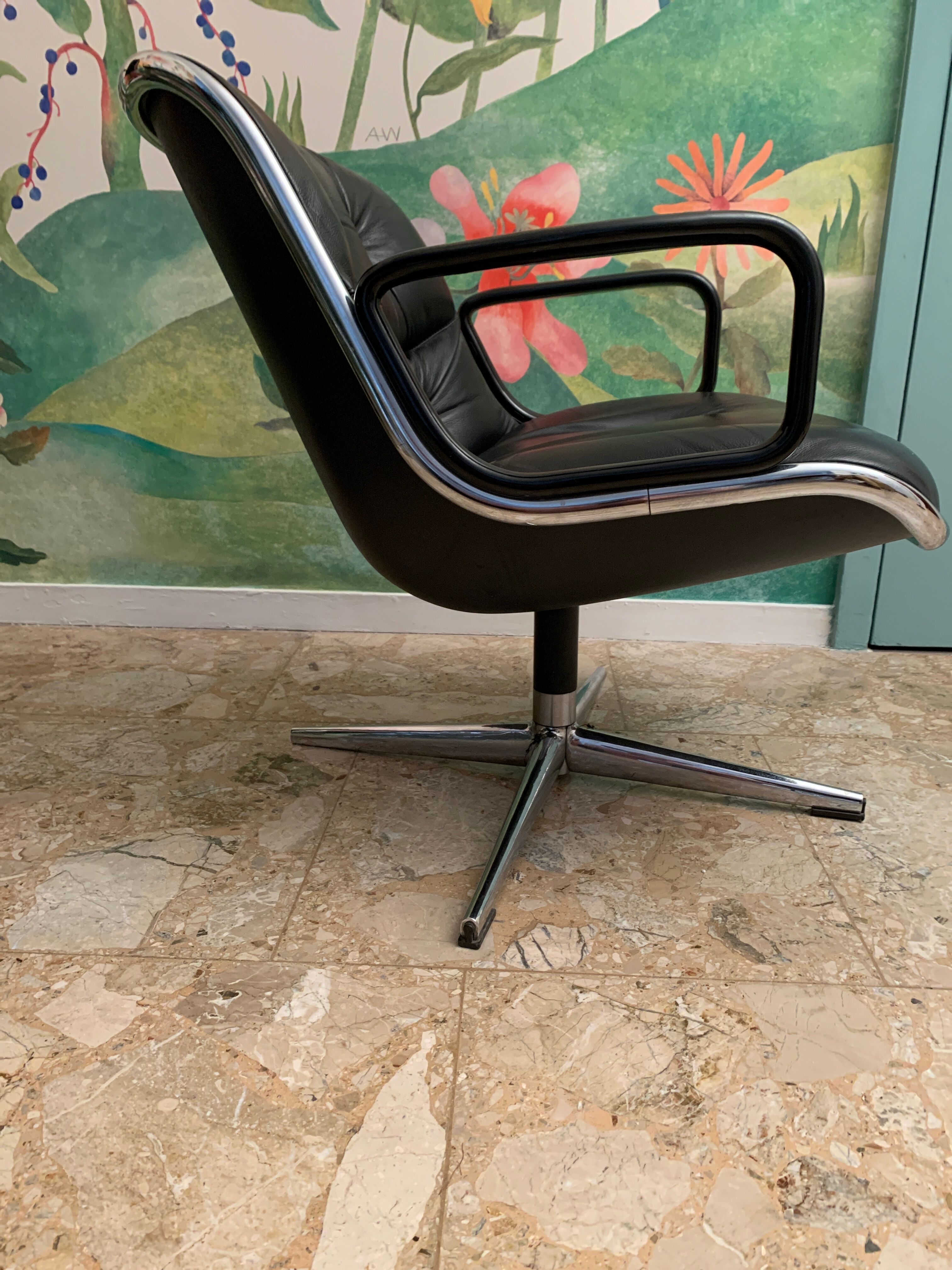 Armchair 1255 by Charles Pollock edited by Knoll