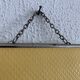 Vintage mirror 1960 triptych ivory barber - 24 x 58 cm