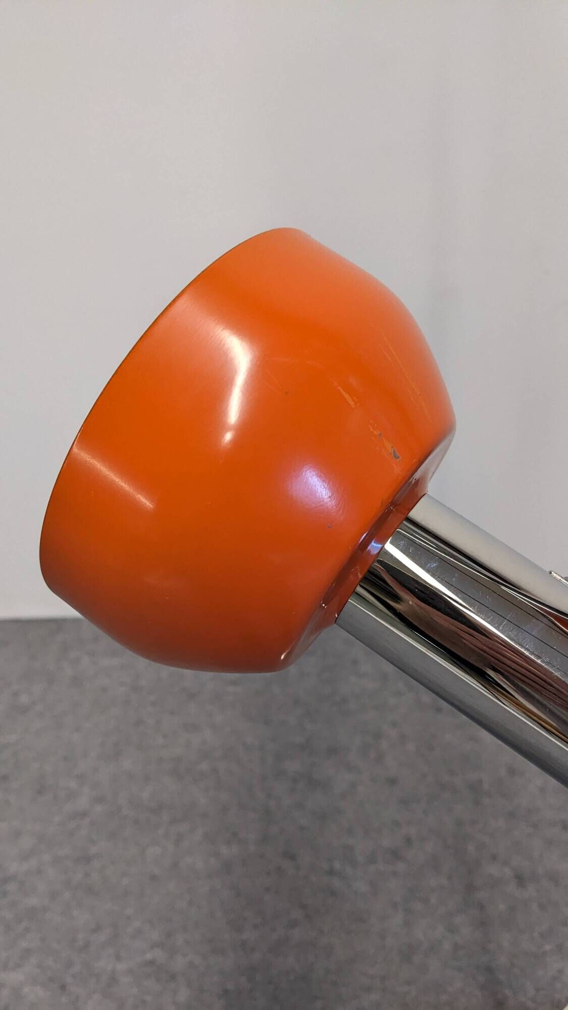 Space age floor lamp with 2 spots by Hustadt Leuchten, Germany, circa 1970.