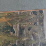 Tableau peinture sur huile ancienne