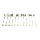 Christofle – 12 Silver Plated Cake Forks, America Model