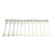 Christofle – 12 Silver Plated Cake Forks, America Model