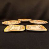 5 Henriot Quimper saucers or plates