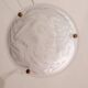 Art Deco Top Quality Pendant Light Floral decorations, Signed Degué