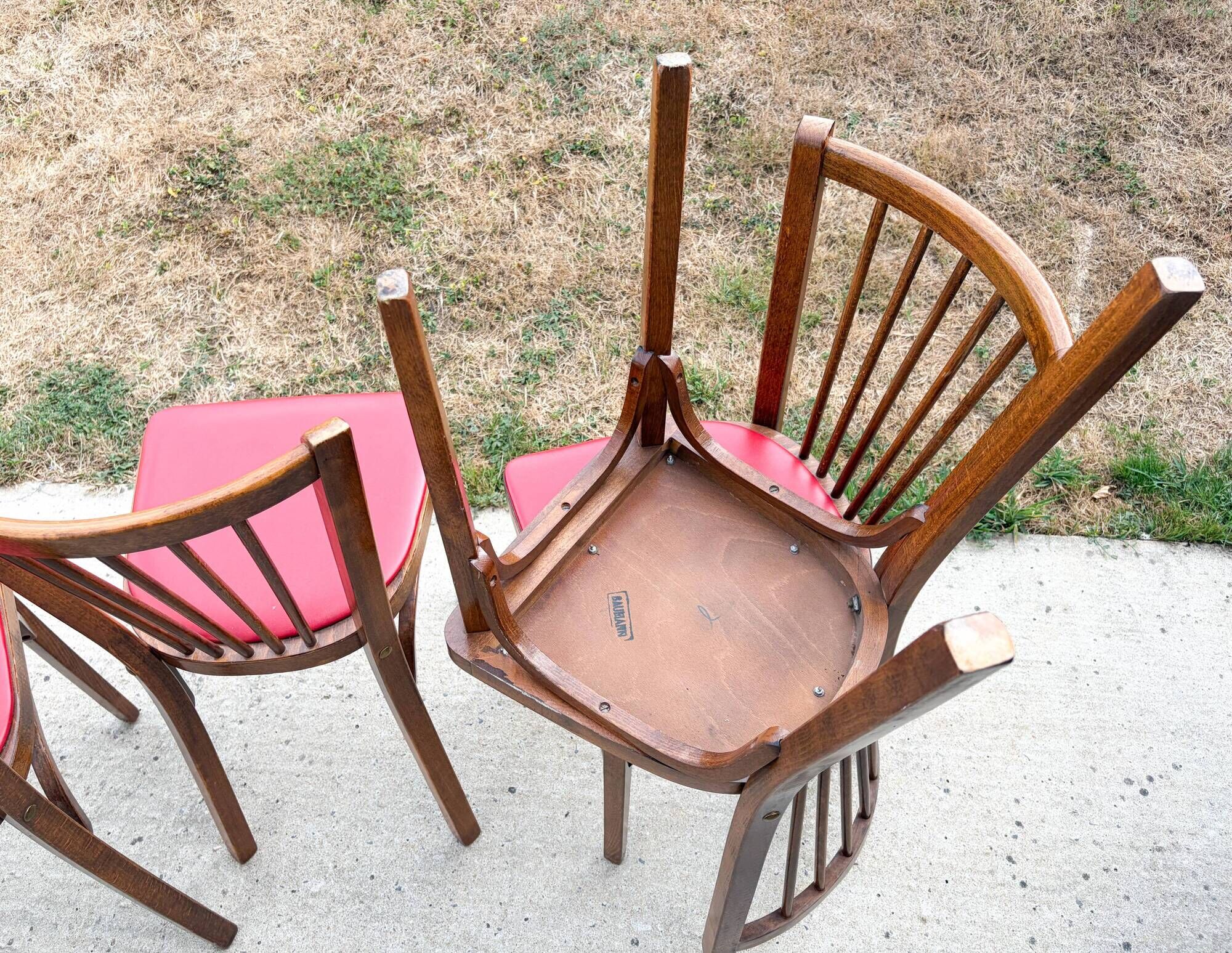 Set of 4 Baumann bistro chairs