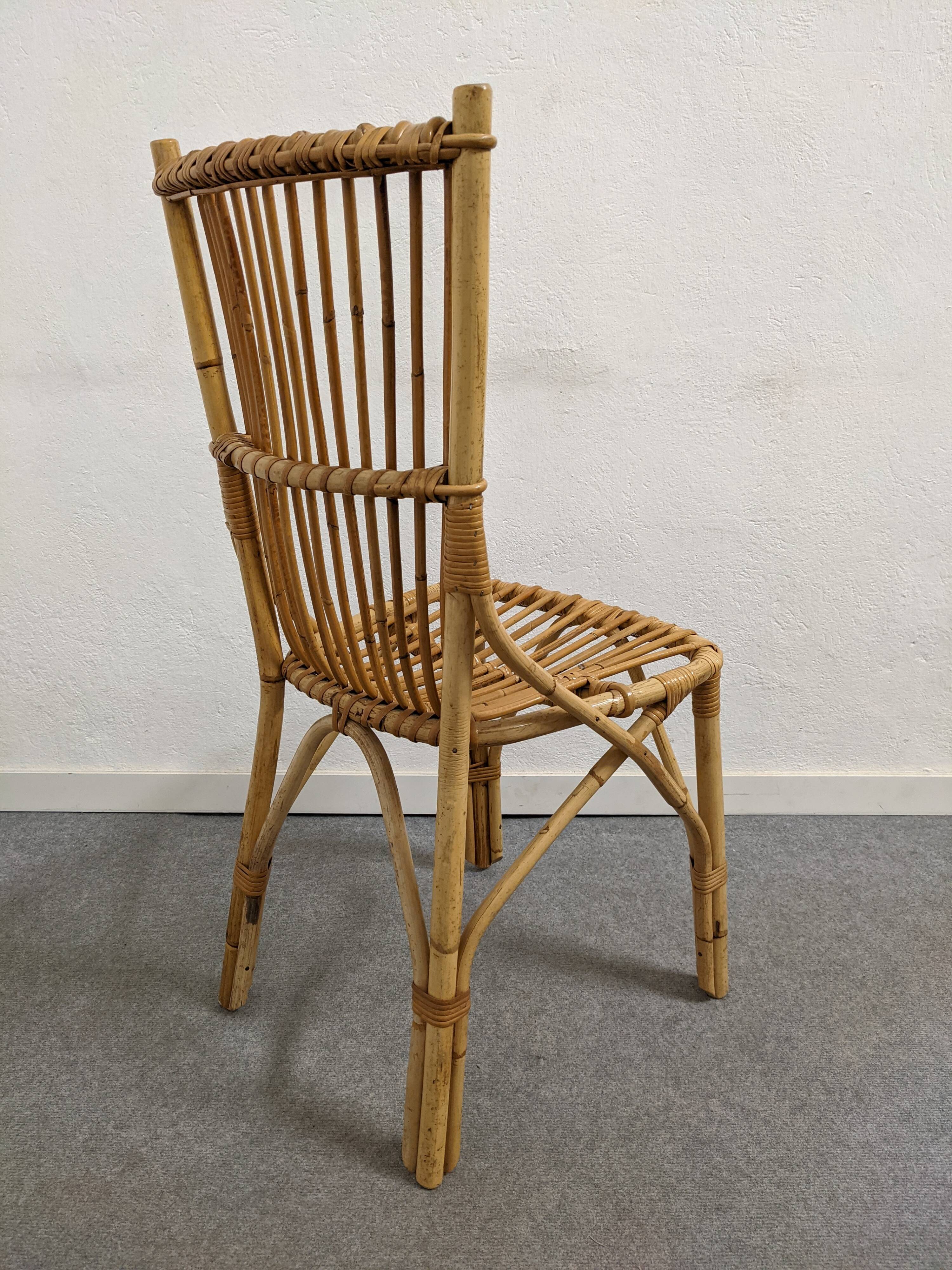 60s/70s bamboo chair