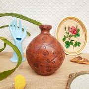 Vase , terracotta soliflore made in greece - vintage