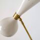 Modern Italian Table Lamp in Brass and Metal, Stilnovo Style
