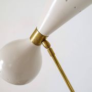 Modern Italian Table Lamp in Brass and Metal, Stilnovo Style