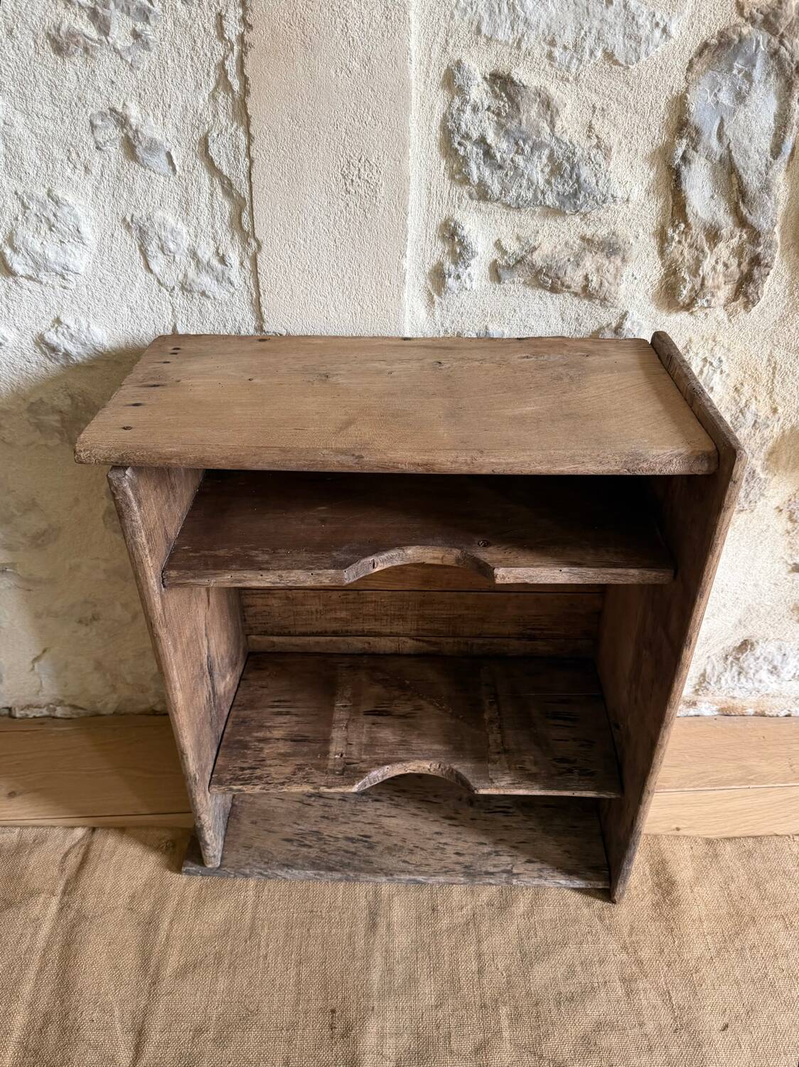 Wooden shelf