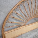 Rattan headboard