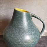 Vase céramique Allemande Art-Déco à l'émail moucheté modèle n°377