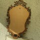 Oak mirror rococo style 81x47cm