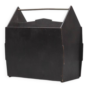 Antique Dutch Art Deco Bauhaus Magazine Rack