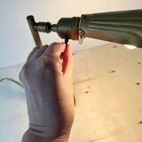 Old 50s "shell" desk lamp, vintage lighting