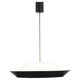 1950s Josef Hurka UFO pendant light for Napako, Czechoslovakia