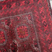Vintage Afghan Baluch runner rug 107 x 211 cm - repetitive tribal (1C1196)