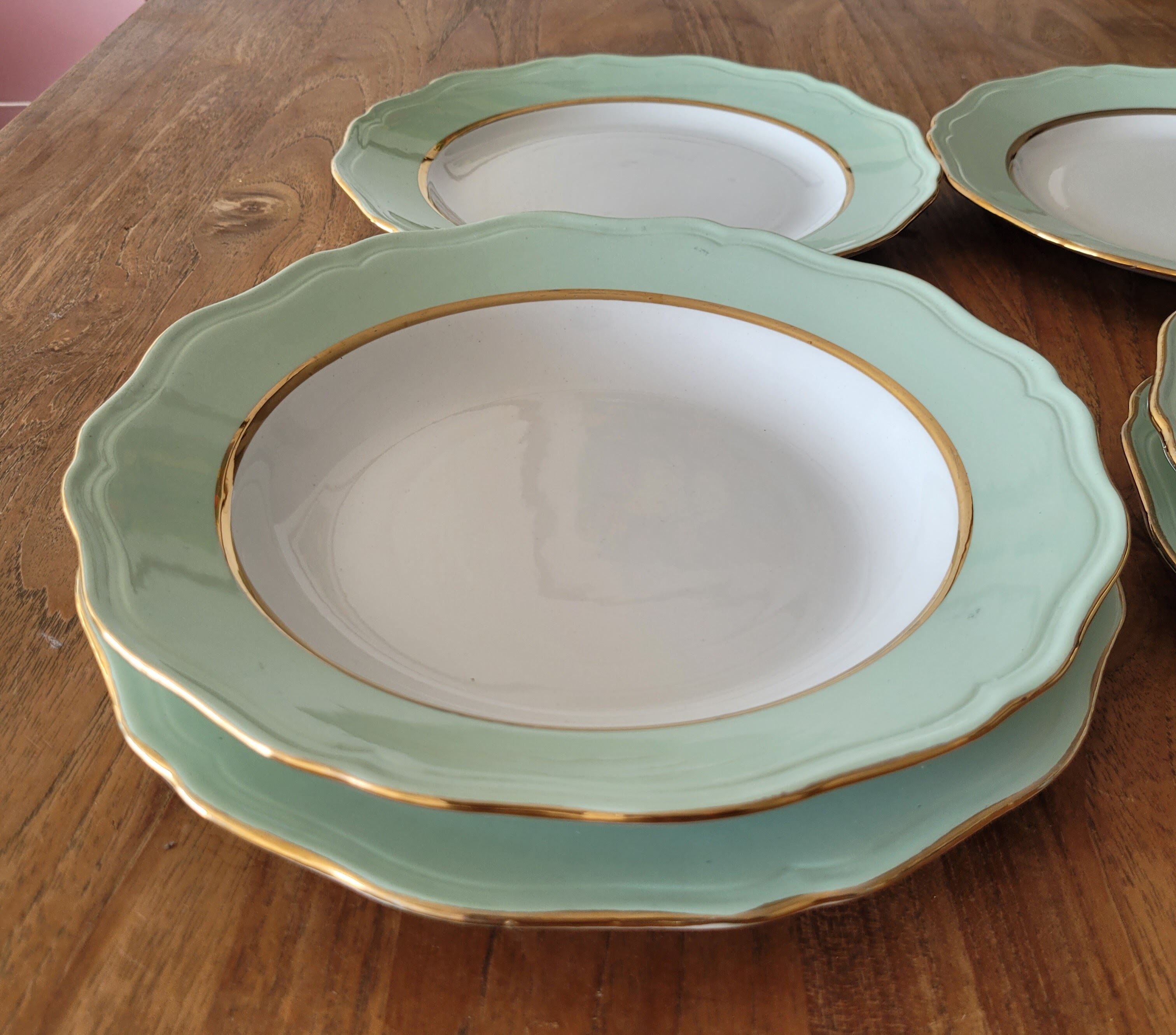 6 plates the Amandinoise "Joliette"