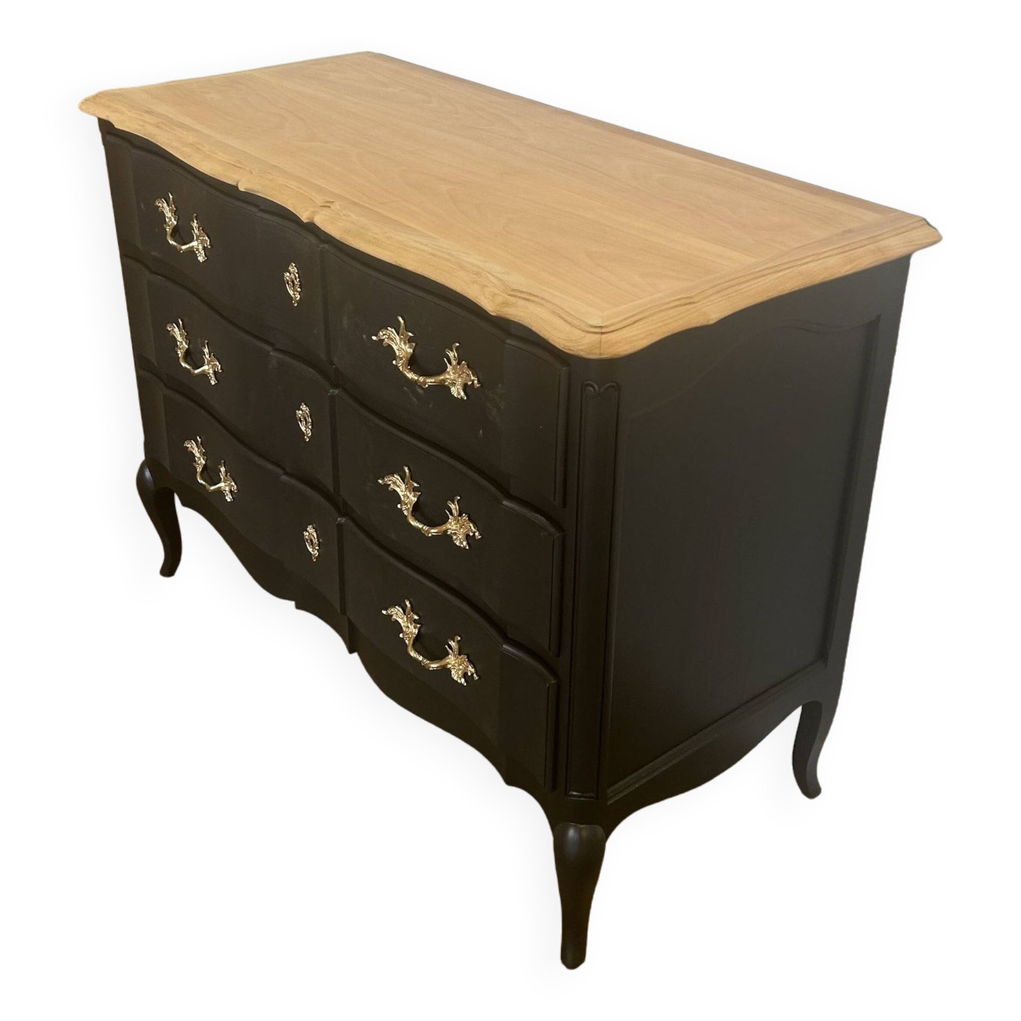 Commode arbalète vintage relooké
