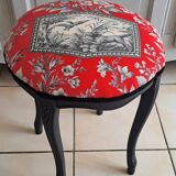 Louis XV style chair and stool