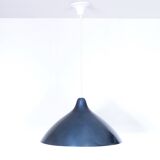 Petrol Blue Pendant Lamp by Lisa Johansson Pape for Orno, 1950s