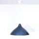 Lampe à Suspension Bleu Pétrole par Lisa Johansson Pape pour Orno, 1950s