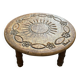 Capron style ceramic coffee table - signed François Chaty 1960s