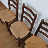 3 mulched chairs Georges Robert