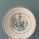 Lot de 12 petites assiettes Digoin Sarreguemines, « Les Mois »
