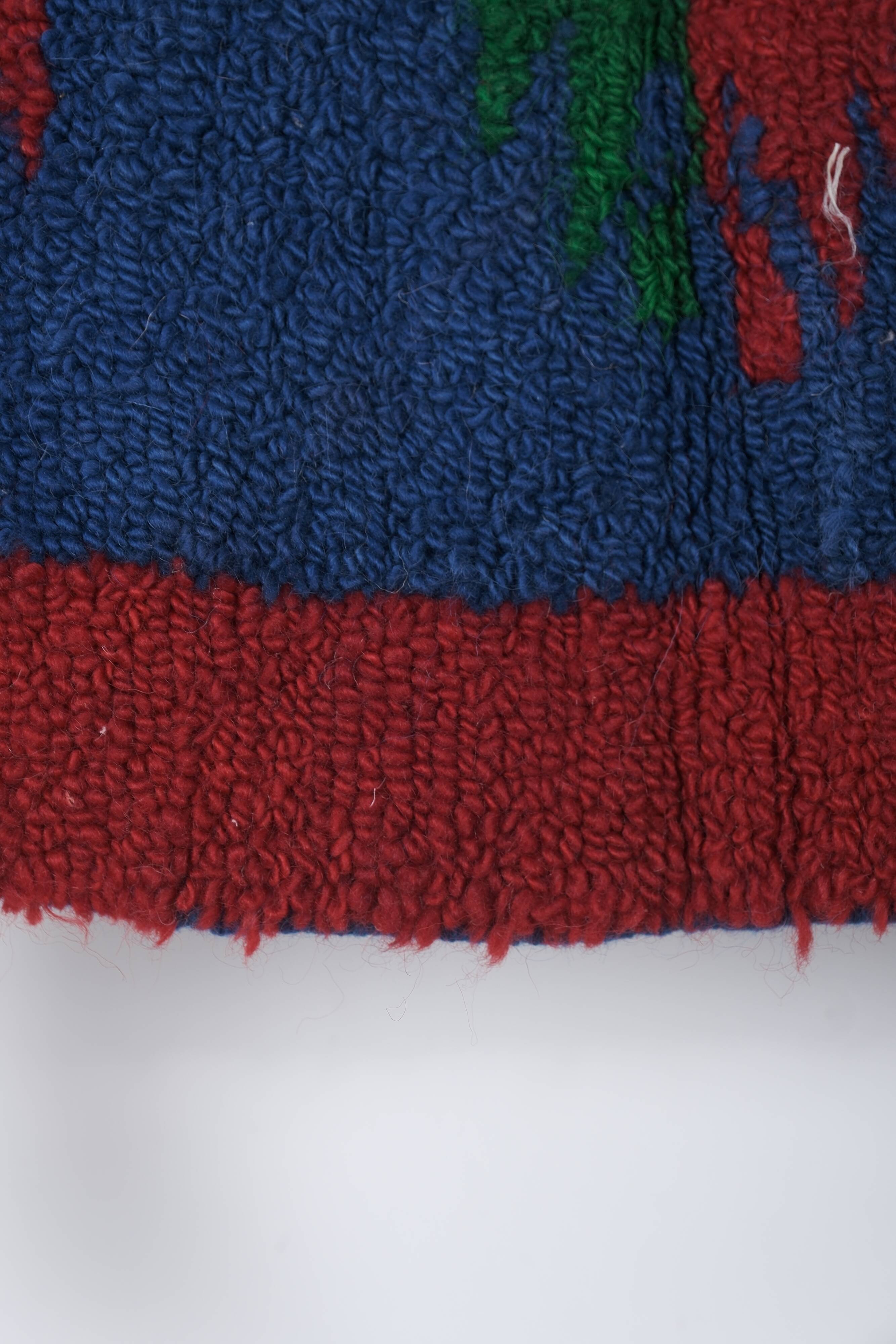 Vintage Turkish Oushak Handwoven Rug 114x163 cm