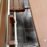 Old schoolboy's desk 'with tin inkwells'