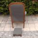 Voltaire armchair and footrest
