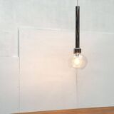 Vintage Space Age Suspension in Chrome and Glass by Motoko Ishii for Staff, 1970s