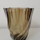 Smoked glass vase